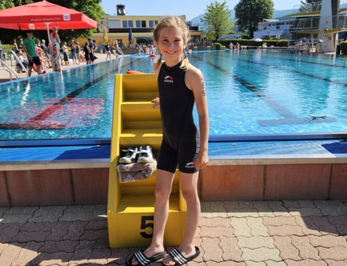 Mia Schaffer wieder TOP 3 beim Halleiner Aquathlon